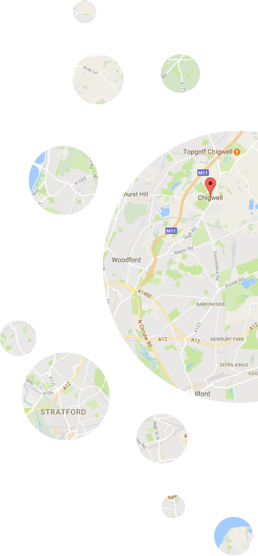 Doorstep loans ChigwellBubbleMap Cockle Finance